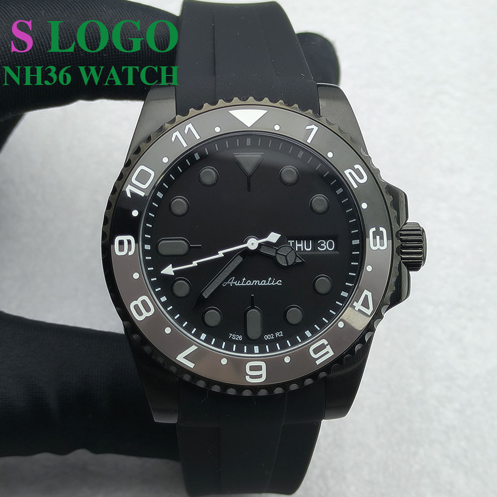 Sapphire Crystal Display - Orologio NH36 da 40 mm Orologio