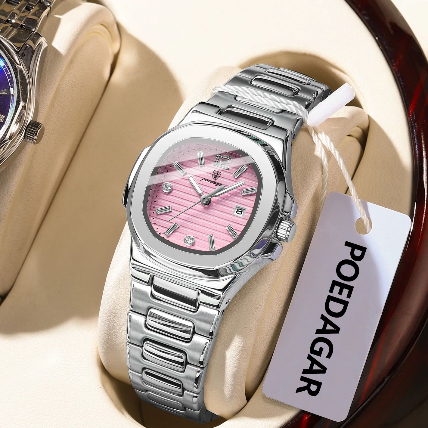 Luxury Watch Square - POEDAGAR Orologio da polso da donna