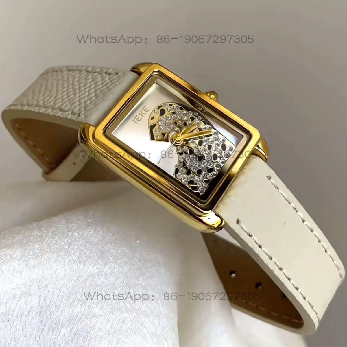 Luxury Watch Square - Orologio da donna Ieke minimalista quadrato,