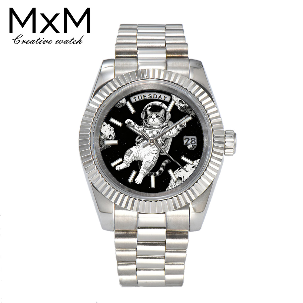 Sapphire Crystal Display - Orologio da uomo creativo 40mm/36mm Orologio