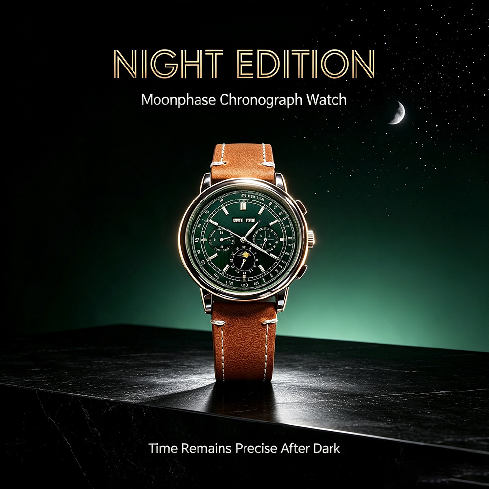 Sapphire Crystal Display - Orologio Automatico da Uomo ST1655 con