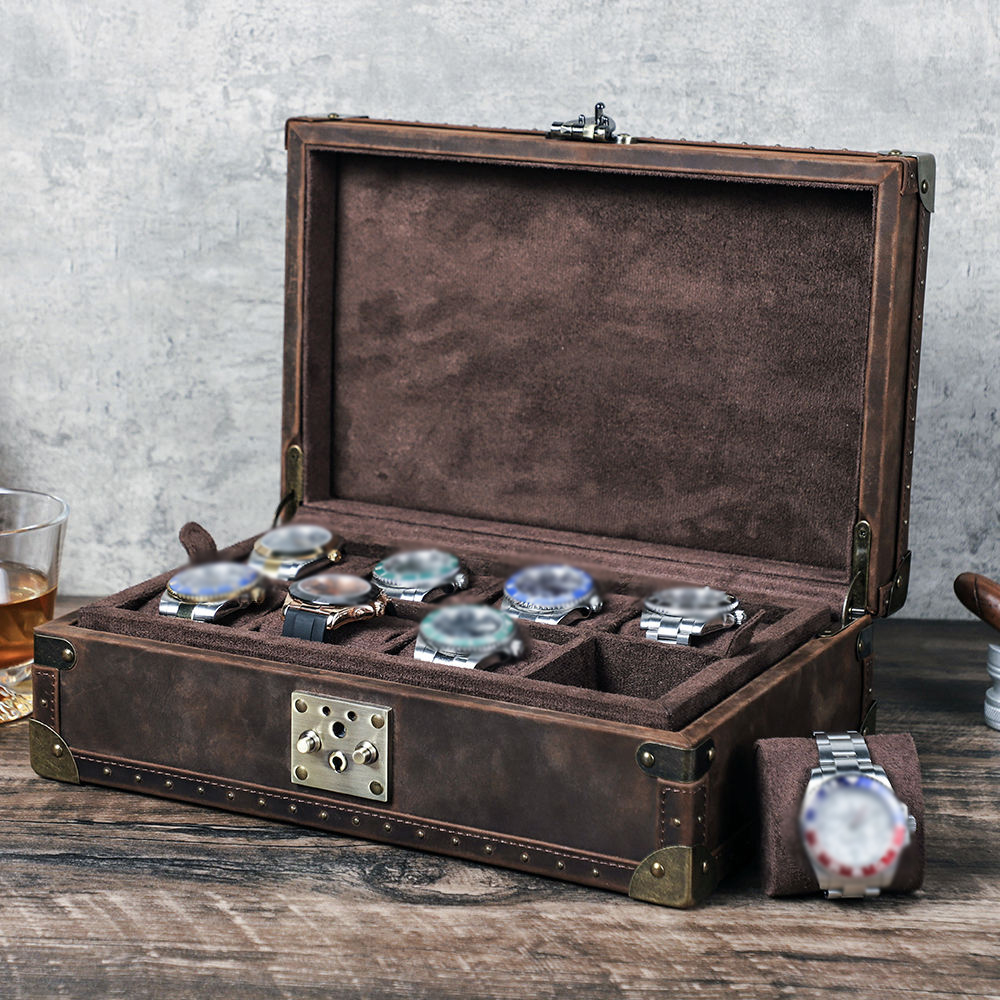 Luxury Watch Travel Case - CONTACT'S FAMILY 8 Custodia per Orologi