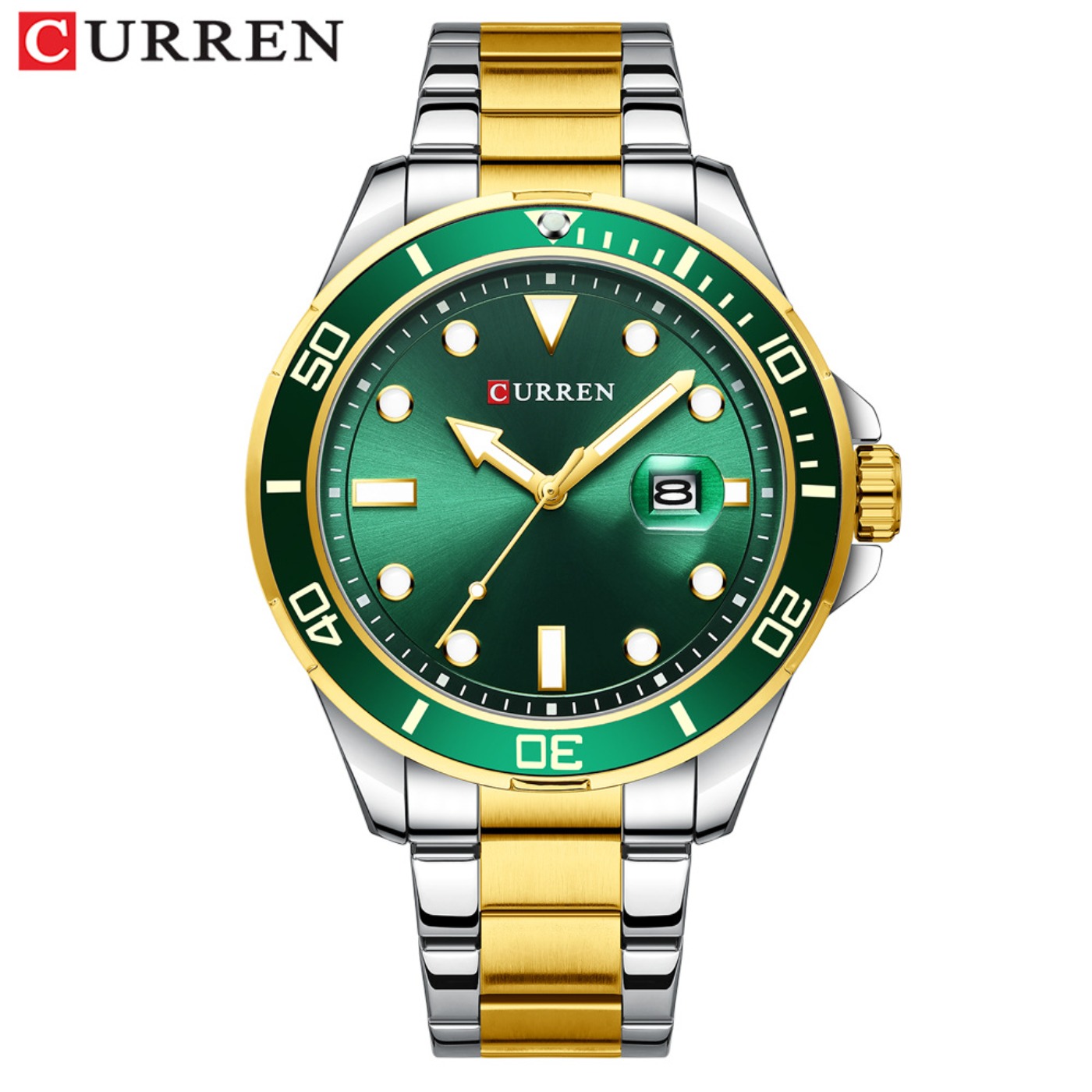 CURREN Nuova Serie Green Water - Luxury Watch Men recensione e prezzo
