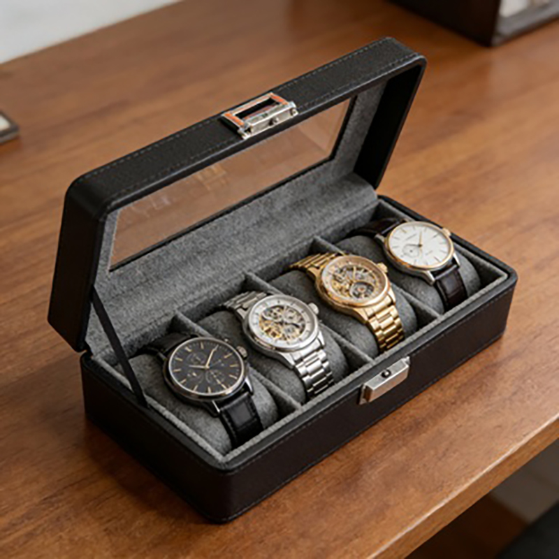 1 scatola per orologi a 4 scom - Luxury Watch Travel Case recensione e prezzo