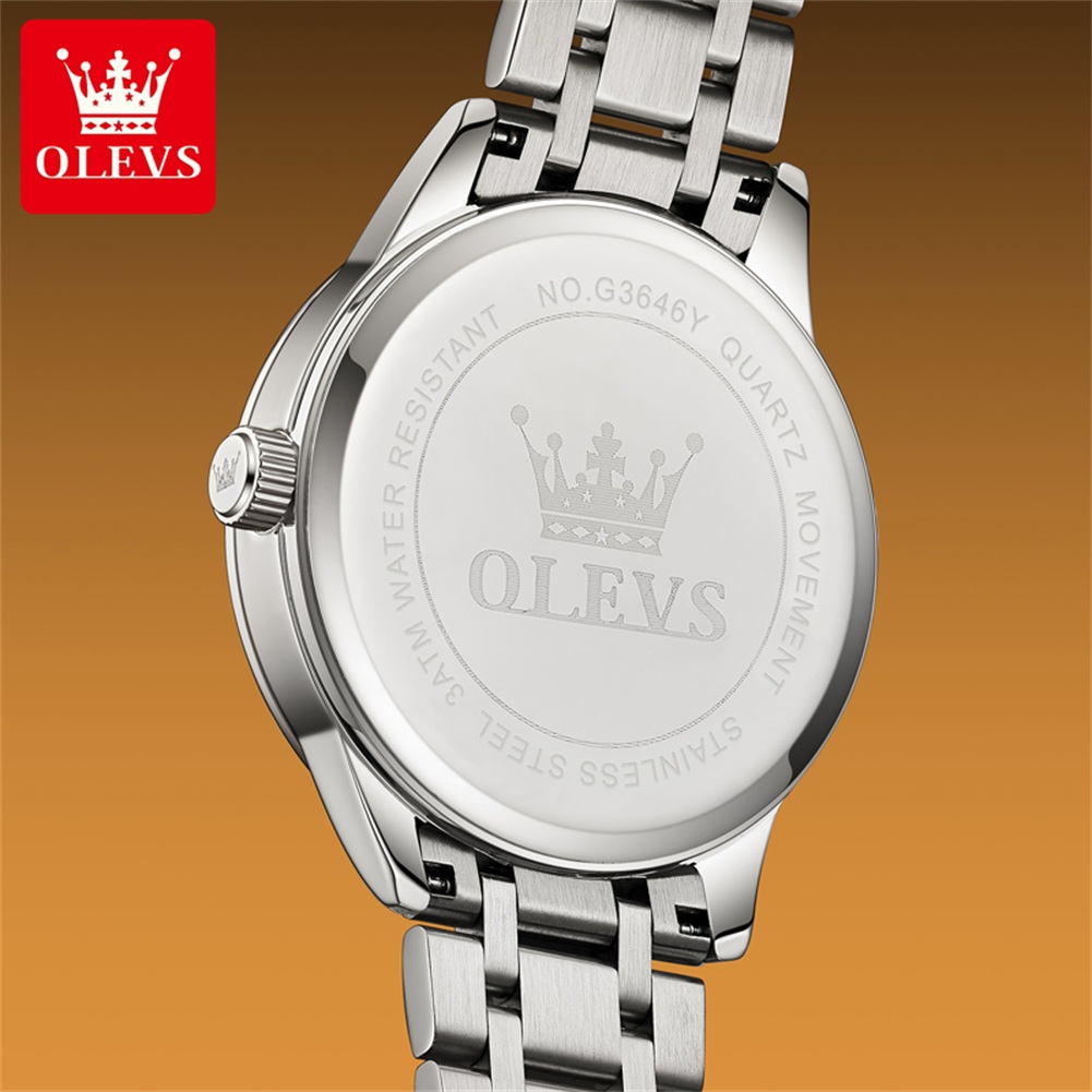 OLEVS Moon Phase orologi da uo - Luxury Watch Men recensione e prezzo