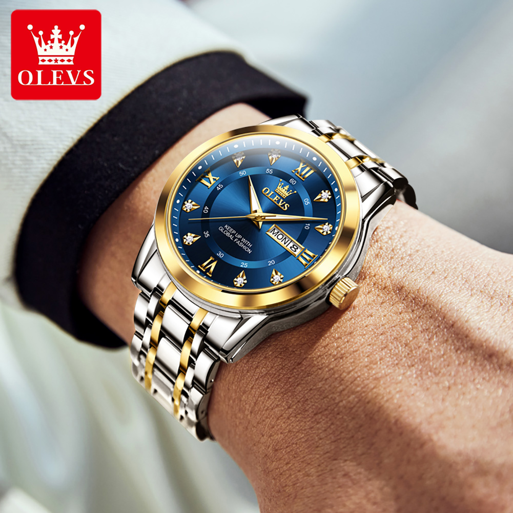OLEVS Brand Fashion orologi da - Luxury Watch Men recensione e prezzo
