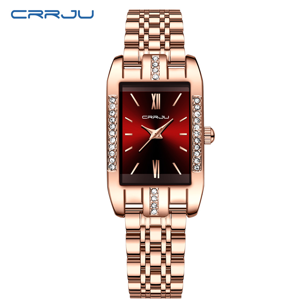 CRRJU Orologio quadrato di lus - Luxury Watch Square recensione e prezzo