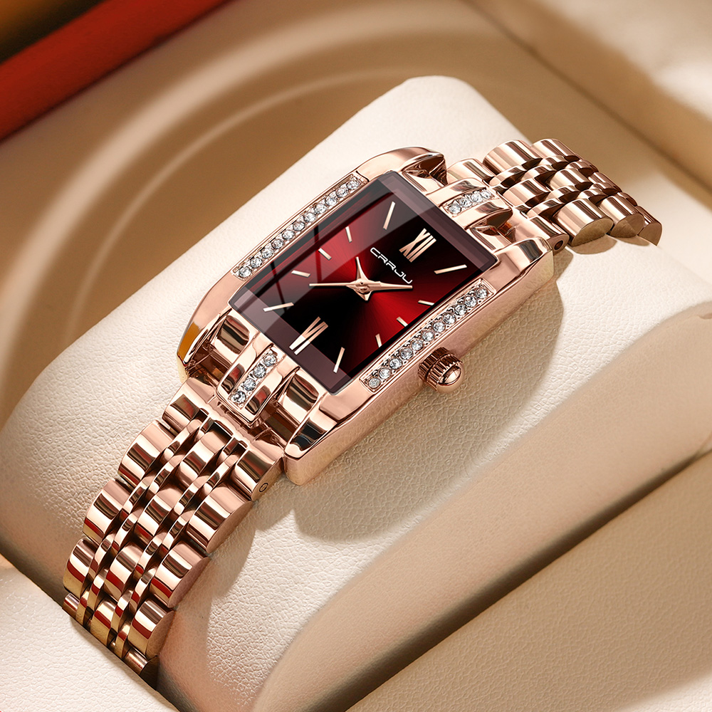 CRRJU Orologio quadrato di lus - Luxury Watch Square recensione e prezzo