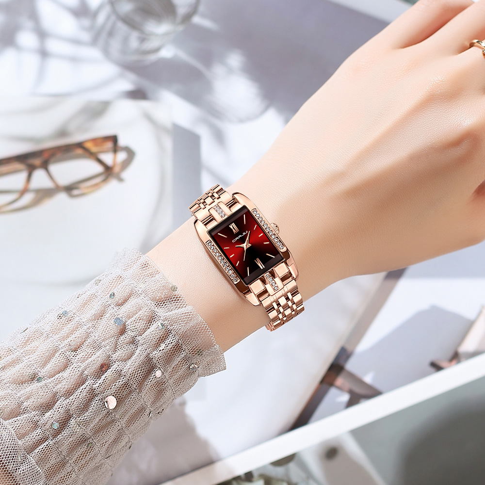 CRRJU Orologio quadrato di lus - Luxury Watch Square recensione e prezzo