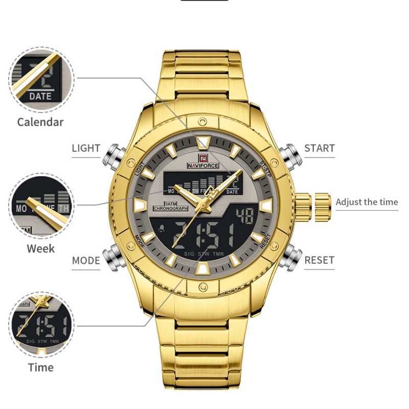 Orologi da uomo di marca NAVIF - Luxury Quartz Watch Brands recensione e prezzo