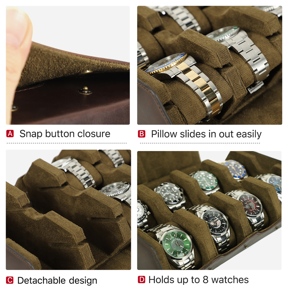 CONTACT'S FAMILY Lussuoso Port - Luxury Watch Travel Case recensione e prezzo