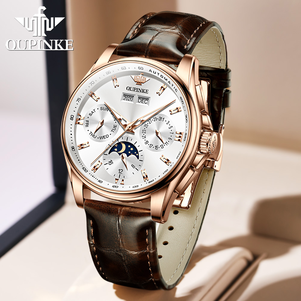 OUPINKE Orologi da uomo Casual - Sapphire Crystal Display recensione e prezzo
