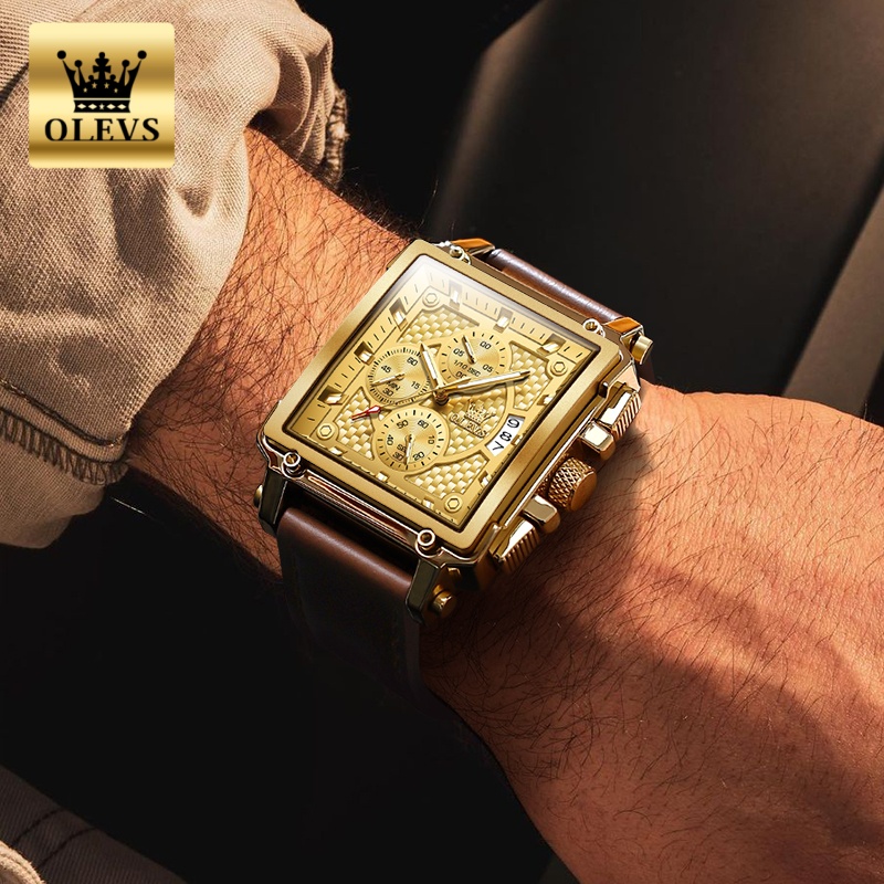 Orologi da Uomo Marca OLEVS, I - Luxury Watch Square recensione e prezzo